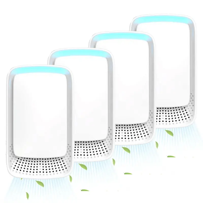 Air Ionizers 4 Pack, Negative Ion Filtration System, For Bedroom, Kitchen, Office, Portable Air Filter Odor, Smoke Dust, Pets, Eliminator