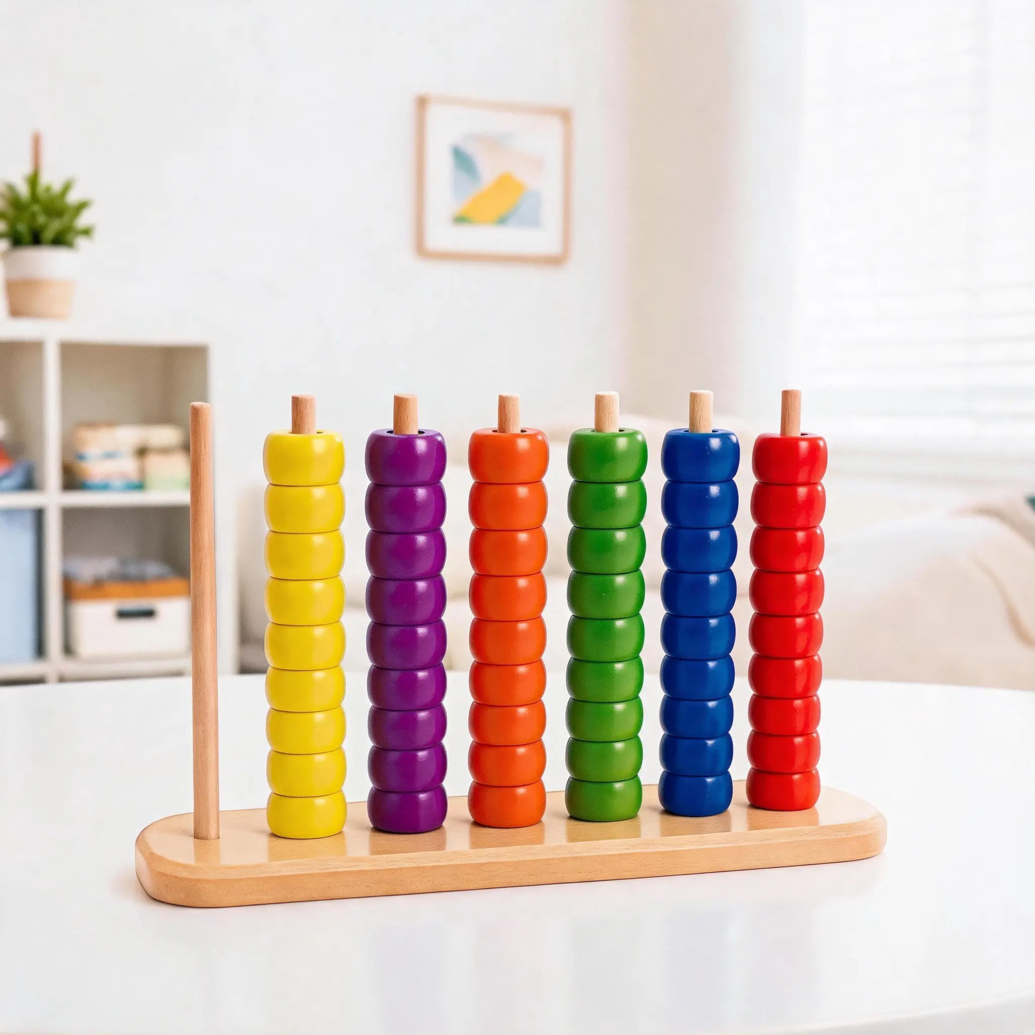 Fast-paced color stack puzzle game,with color stack challenge card,Spatial Thinking Training Stacking Cups toy,party family game night for kids and Adult,Children's Birthday Christmas and Education Gifts