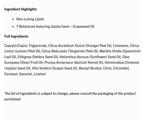 After-Shower Nourishing Body Oil