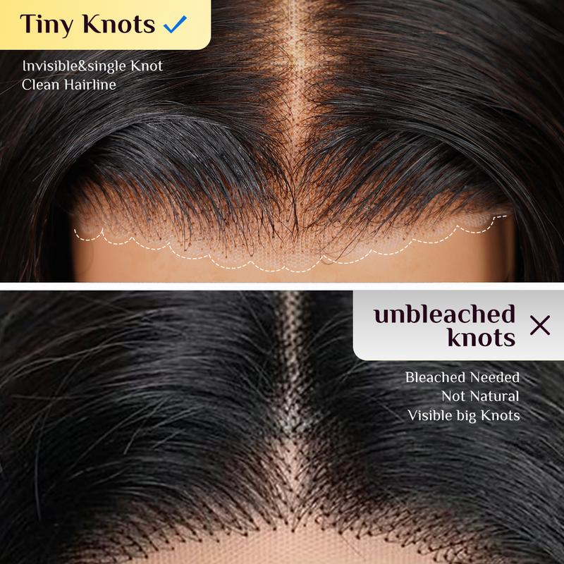 【Blend】TESLAL Wear It and Go Glueless Wig Pre Cut HD Lace 6X6X1 Lace Wig 180% Density Body Wave Adjustable Straps Pre-Plucked Wig Soft And Affordable