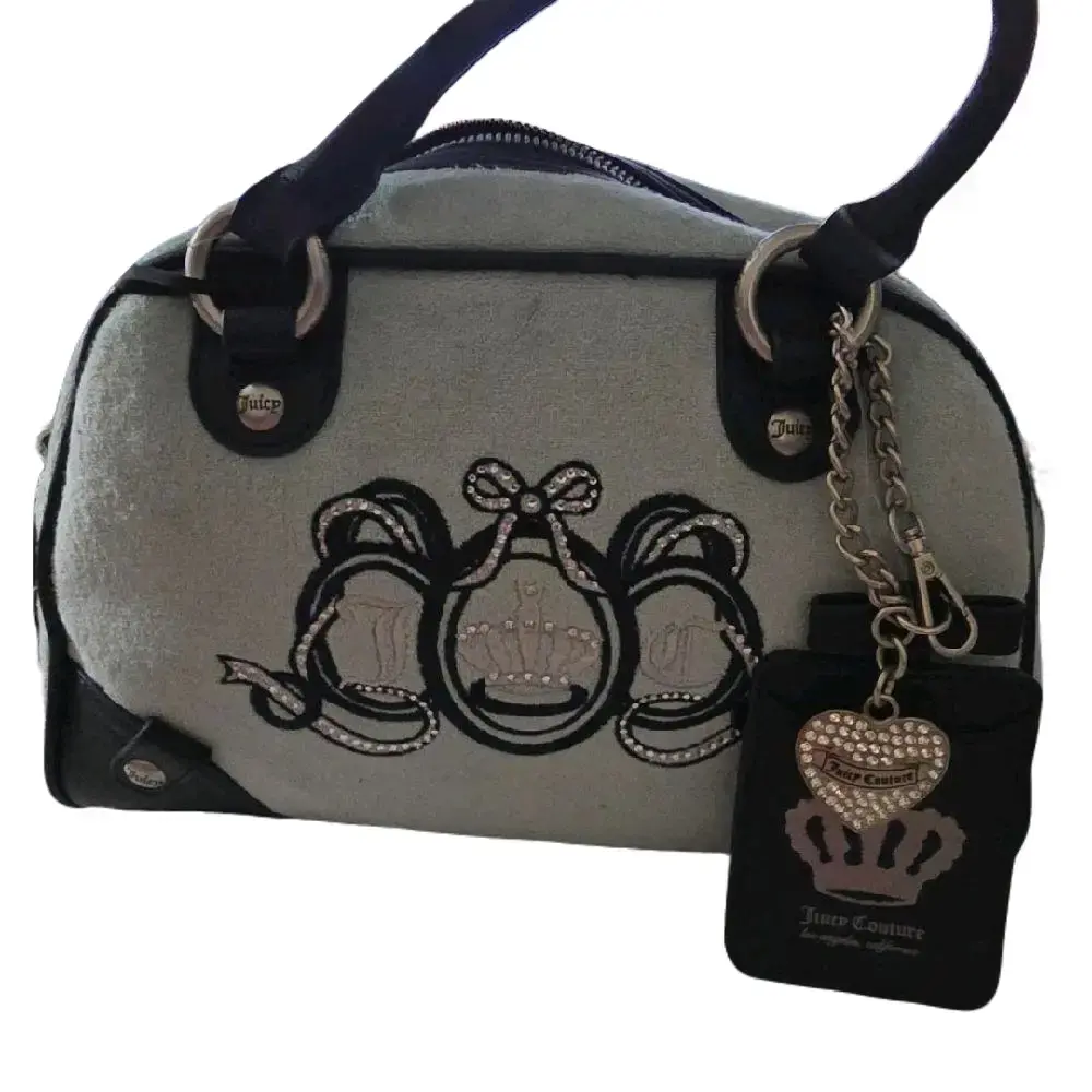 Juicy Couture Handbag with Embroidered Design and Chain Strap new w tags Authentic