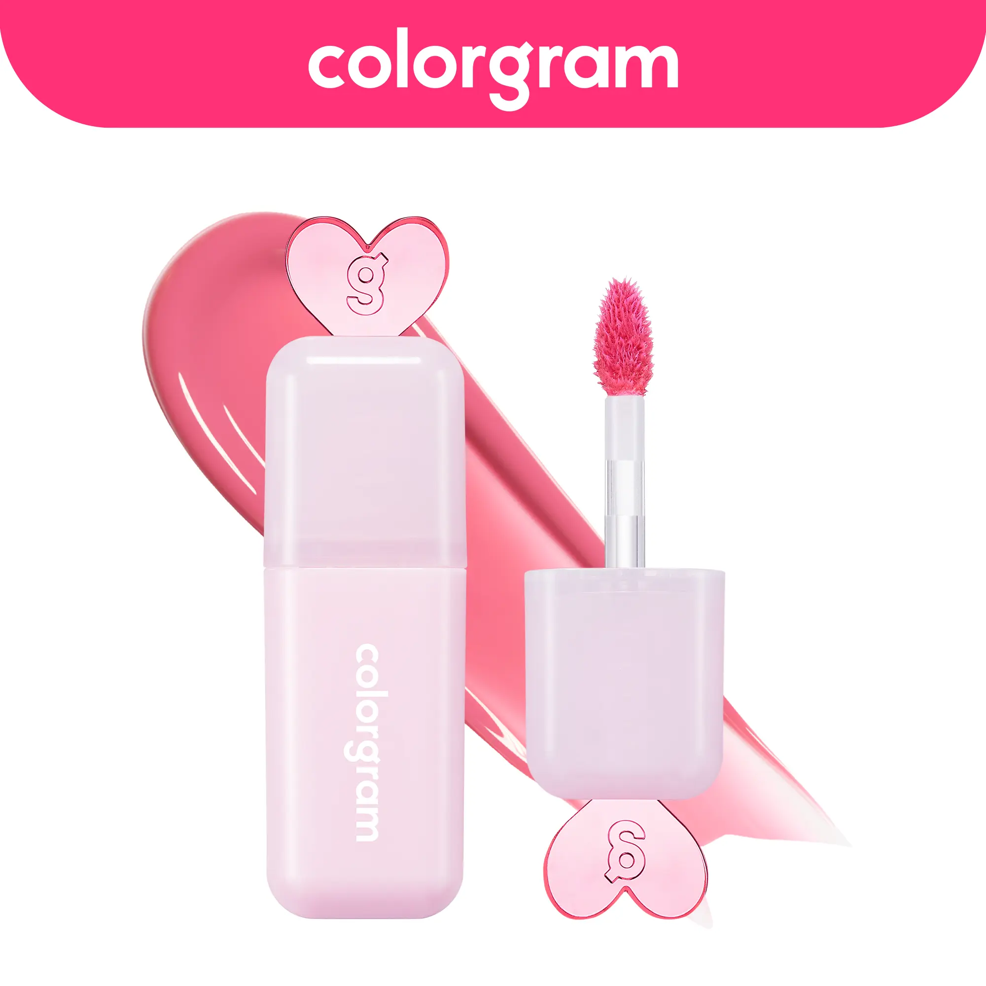 Colorgram Juicy Tint – semi-matte, semi-gloss lip stain with hydrating, buildable color I summervibes