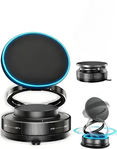 Vacuum Magnetic Suction Phone Holder, 2026 New Magnetic Suction Phone Mount,Foldable Portable Double-Sided Vacuum Magnetic adsorption Adjustable Mobile Phone Holder