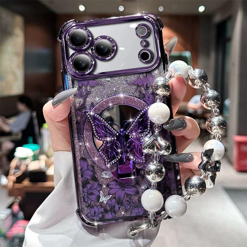 Suitable for Apple 17 Pro Max Phone Case iPhone 16 High-end Protective Cover 15 Plus Flower