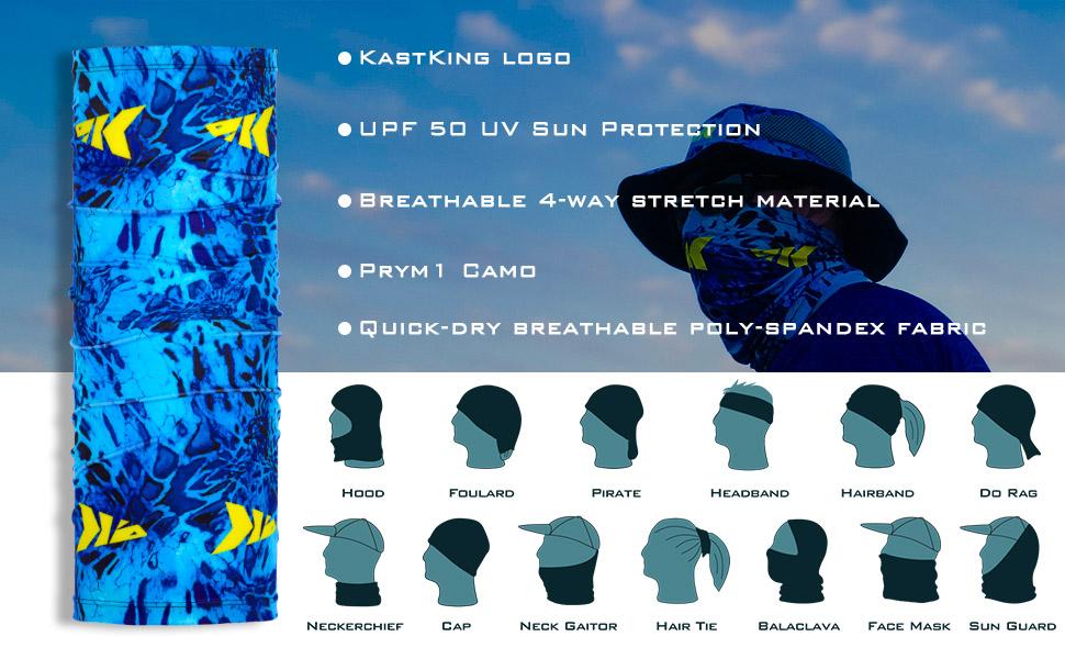 KastKing Sol Armis Neck Gaiter - UV Protection Fishing Mask with Prym1 Camo - UPF 50 Breathable Poly-Spandex Material for Men and Women KastKing Sol Armis Neck Gaiter - UV Protection Fishing Mask with Prym1 Camo - UPF 50 Breathable Poly-Spandex Material for Men and Women