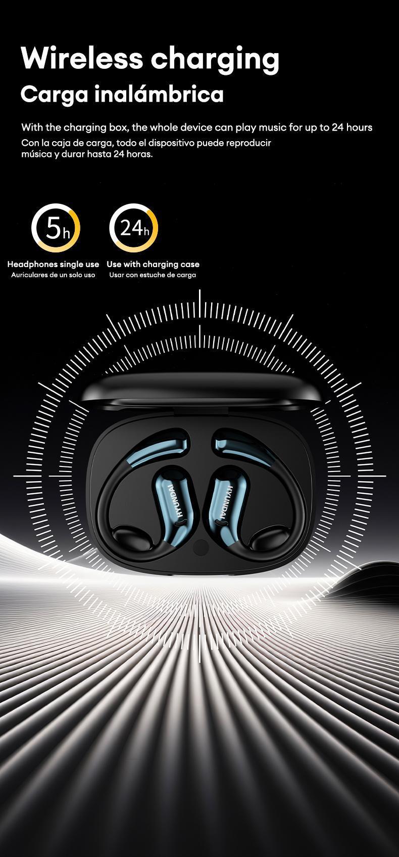 T02 pro earbuds wireless headphones bluetooth earbuds audifonos bluetooth OWS Wireless Bluetooth 5.4 Earbuds High-Fidelity Robust Bass Sound Headphones Ultra-Comfort Ergonomic Ear-Hanging Electronic Headsets