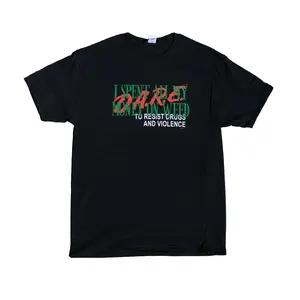 Cotton Short Sleeve  T-Shirt Spent All My D.A.R.E Tee Black,Hoodie and Sweatshirt for autumn and winter
