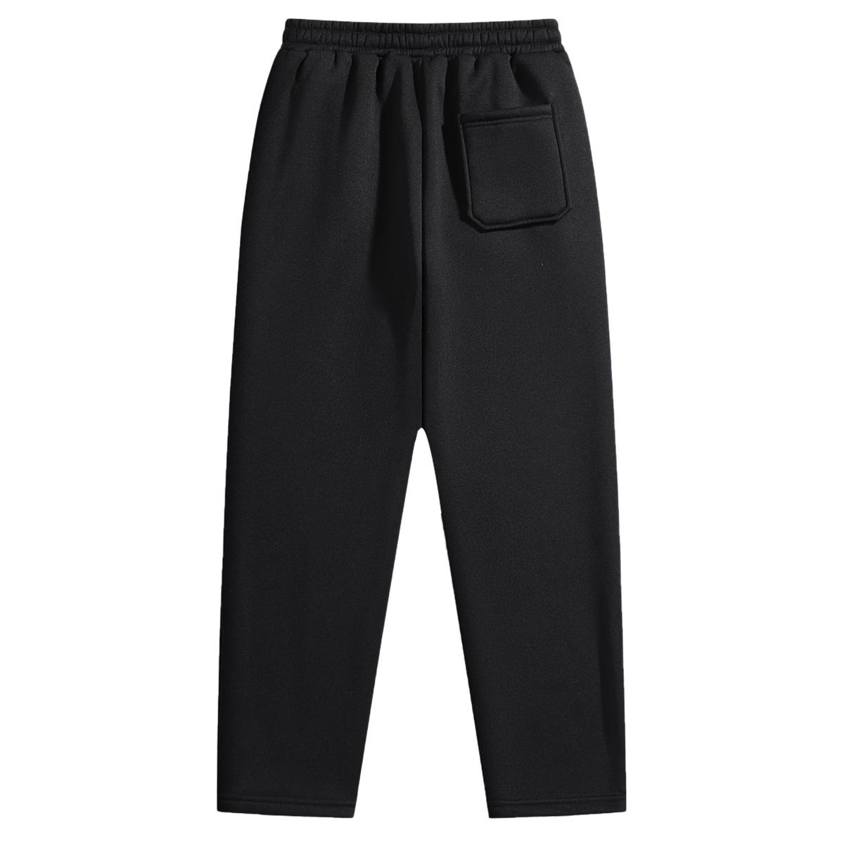 Men's Casual Jogger Pants Elastic Waistband with Drawstring Design Side Pockets Autumn Winter Athletic Style Full Length Comfortable Fabric Durable Material for Sports Workouts Outdoor Activities Solid Fashion Sweatpants