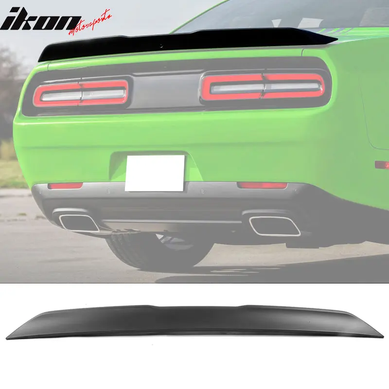 Rear Trunk Spoiler for Dodge Challenger 2015-2023 OE Style Matte Black ABS