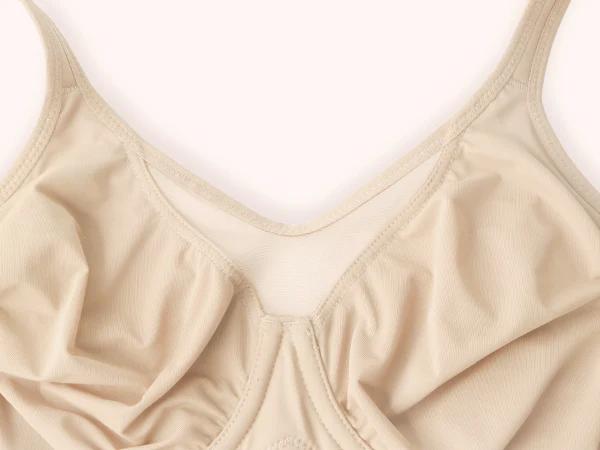 HSIA Cardi Comfort Plus Size Bra Underwire Smoothing Seamless Soft Fabric Wide Adjustable Strap Full Coverage Unlined Minimizer T-shirt Bra SpringStatements