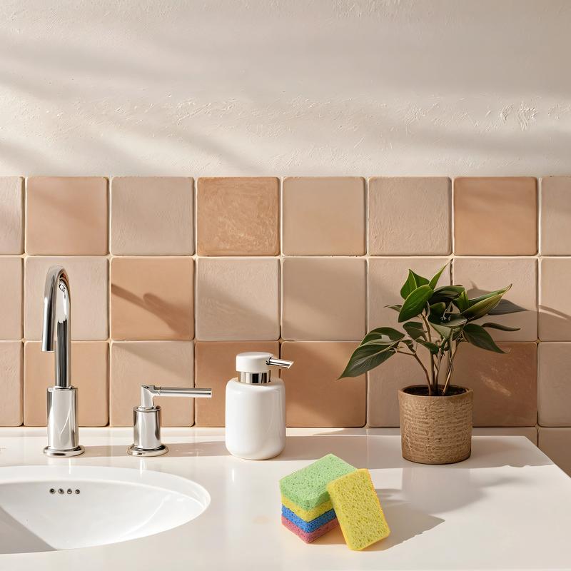 Large Cellulose Sponges,Kitchen Sponges for Dish, Duty Scrub Sponges,Non-Scratch Dish Scrubber Sponge for Cookware 5 Pcs