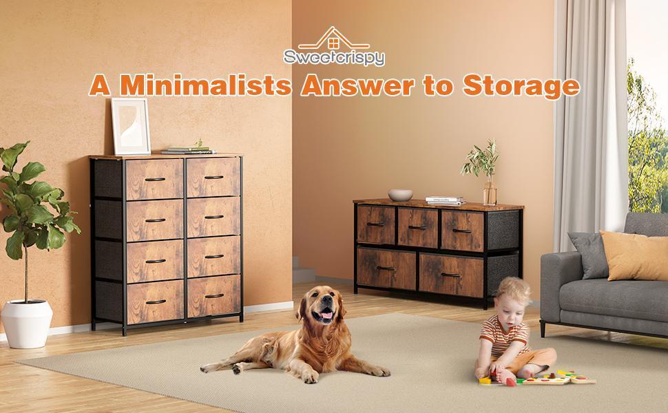 FurnishFlex Dresser for Bedroom, Dressers & Chests of Drawers Dresser Organizer with 8 Fabric Storage Drawers Tower Unit FurnishFlex Dresser for Bedroom, Dressers & Chests of Drawers Dresser Organizer with 8 Fabric Storage Drawers Tower Unit