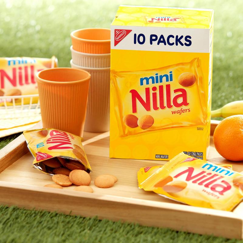 Wafers Mini Cookies, Vanilla Wafers, 10 Snack Packs