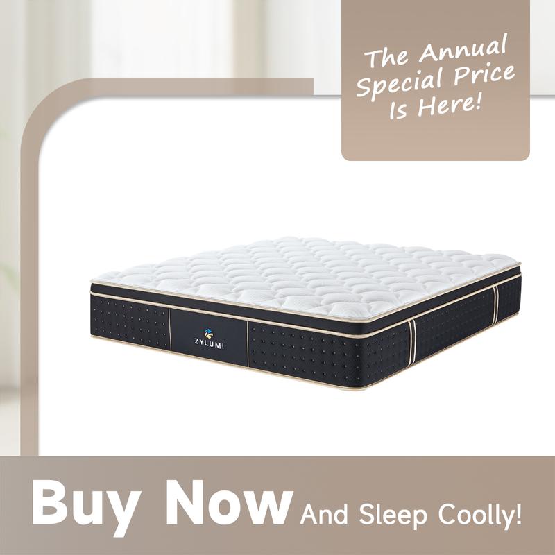 Clearance Sale | Final Stock | Hybrid Mattress 2.0 10–14 Inch Queen Bed Mattress Mattress in a Box, Memory Foam & Individual Pocket Springs, Motion Isolation, Pressure Relief