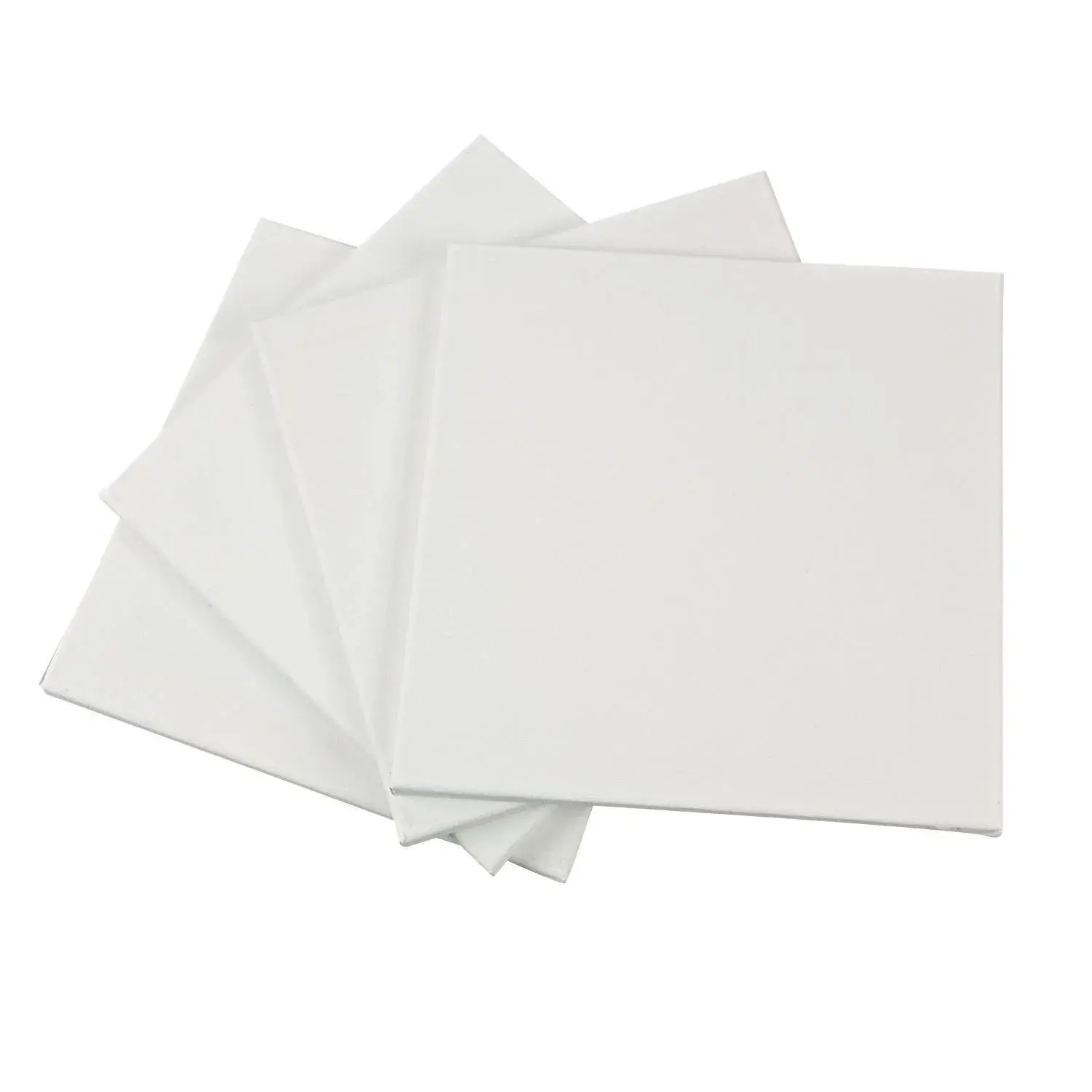 Affordable DIY Canvases - 8" x 8", 4 Pcs - Art Supplies for Acrylic Artwork DIY Decorations & Craft Ideas