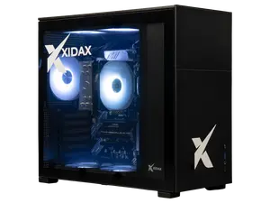 Xidax X-2 Gaming PC - AMD Ryzen 5 5600GT w/ Radeon Vega 7 Graphics | 16GB 3600Mhz DDR4 | 1TB M.2 NVMe SSD | Window 11 Home Xen Black - Assembled & Tested in Utah