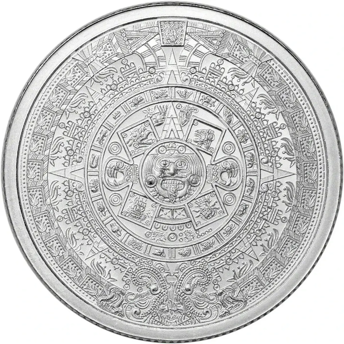 Golden State Mint Aztec Mayan Calendar 1/4 oz Silver Round