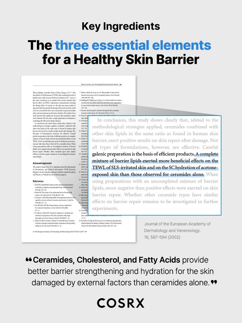 [COSRX Official] The Ceramide Skin Barrier Moisturizer (80ml) | SKIN BARRIER-STRENGTHENING KOREAN MOISTURIZER, FOR DRY, SENSITIVE SKIN Skincare Comfort