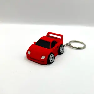 Tooned Ferrari F40 Keychain
