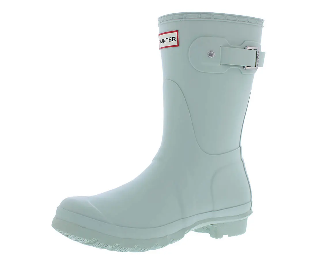 HUNTER Women's Original Short Rain Footwear - Handcrafted, Waterproof Natural Rubber Wellington Short Boot for All-Weather Wear