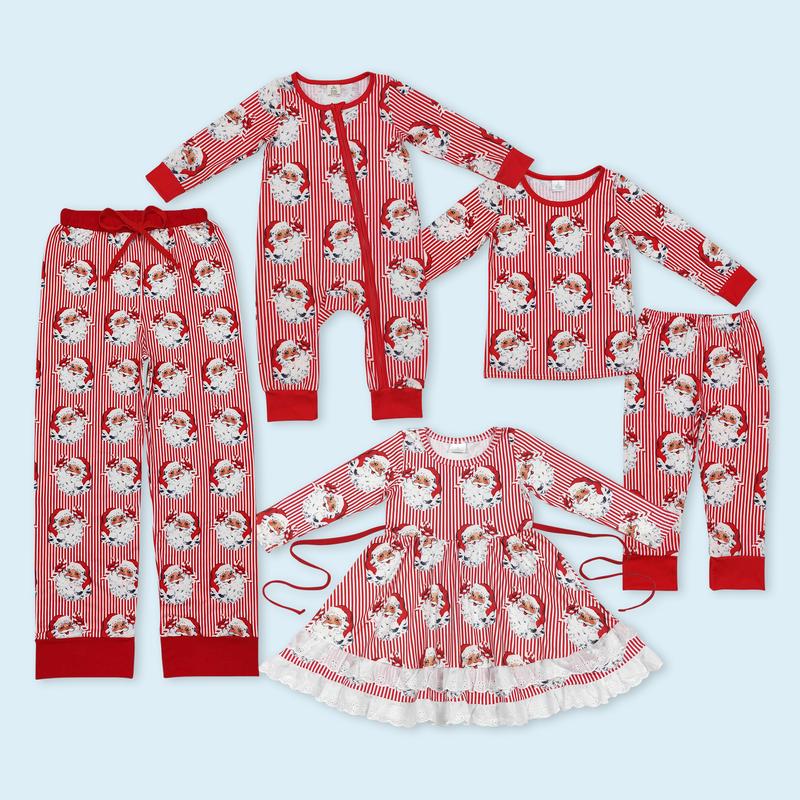 Christmas tree cake design family pajama set
