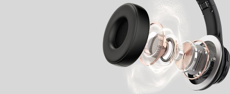 Monster Mission 100 Over-Ear Wireless Bluetooth Headphones – Deep Bass Stereo Sound, Clear Voice & Noise Cancelling Mic, Bluetooth 5.4 Foldable Headset with 40H Playtime, Comfortable Over-Ear Design for Travel, Work, PC, Laptop & Phone