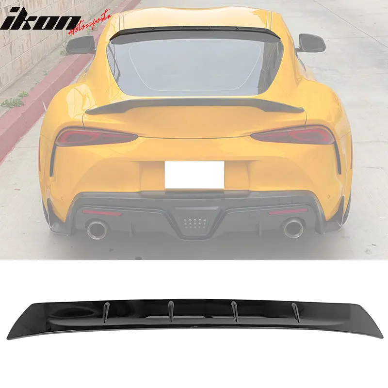 Roof Spoiler for Toyota GR Supra & Supra 2020-2026 Painted #202 Black ABS
