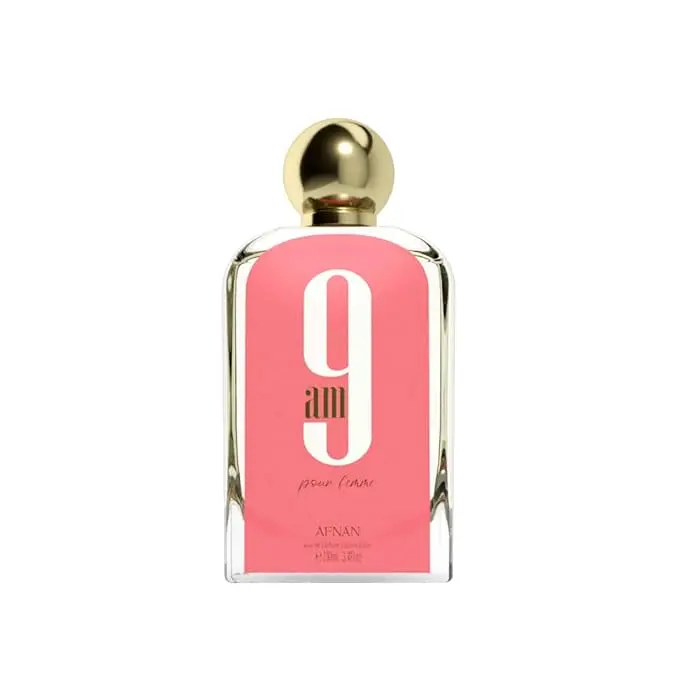 9AM Pour Femme by Afnan Women’s Eau de Parfum 100ml (3.4 oz) – Pink Edition