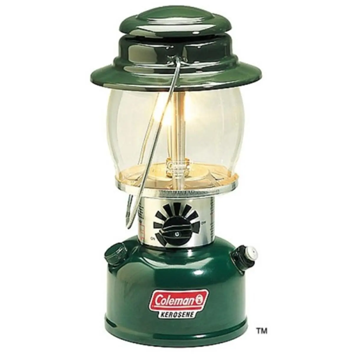 Coleman 1-Mantle Kerosene Lantern - Green Fuel Lantern for Campers, 5.5-Hour Runtime, Easy Lighting, Lightweight for Outdoor Events, Fuel Lanterns