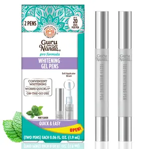 GuruNanda Pro Formula Whitening Gel Pens - 2 Count
