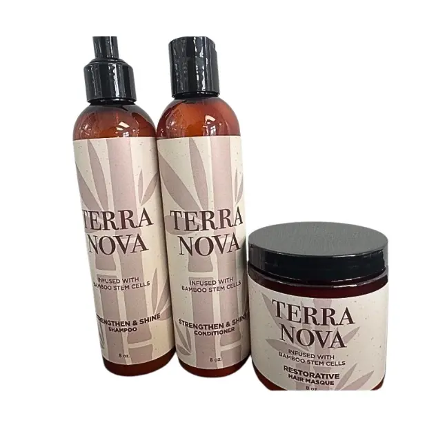 Strengthen & Shine 3 Piece Haircare Kit - Shampoo, Conditioner, and Hair Masque for Enhanced Hair Health
