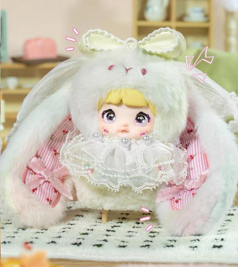 Nommi Sweetheart Bunny Blind Box Plush Doll Handbag Keychain Stuffed Animal Girls Birthday Gift Adorable Kawaii Surprise Toy Collectible Figure Ultra Soft Plush Perfect for Teens & Kids