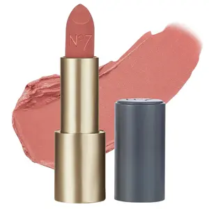 No7 Pro Artist Muse Matte Lipstick - Nourishing Lip Makeup with High-Impact Color - Long Lasting Lipstick with a Hydrating, Non-Sticky Formula - Rose Couture (0.11 oz)