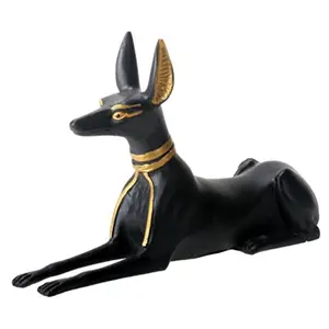 Small Egyptian Anubis Statue Figurine Egypt Sculpture 3 inch