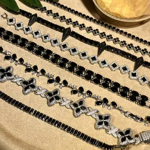 Loveden BLACK Bracelet For Men & Women Daily Matching Charm Bracelets Hypoallergenic emo Jewelry Accessories Birthday Gift