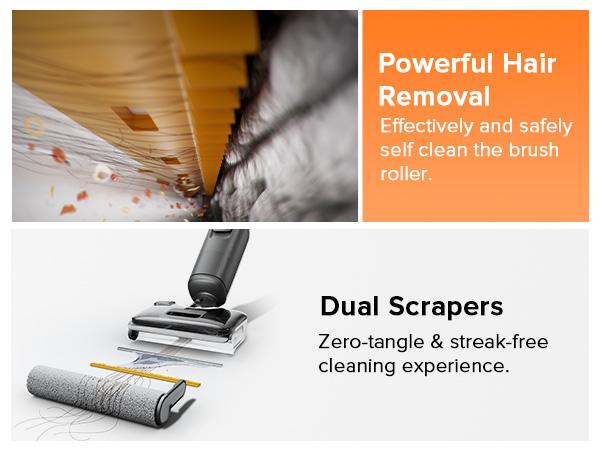 Roborock F25 LT Wet Dry Vacuum Cleaner and Mop (F25 Series), 194°F High temperature Self Cleaning & Hot Air Flash Drying,  20000Pa Cordless Vacuum Mop Combo, 180° Lie-Flat Hard  Floor Cleaner, Edge to Edge Cleaning #GiftedInLove