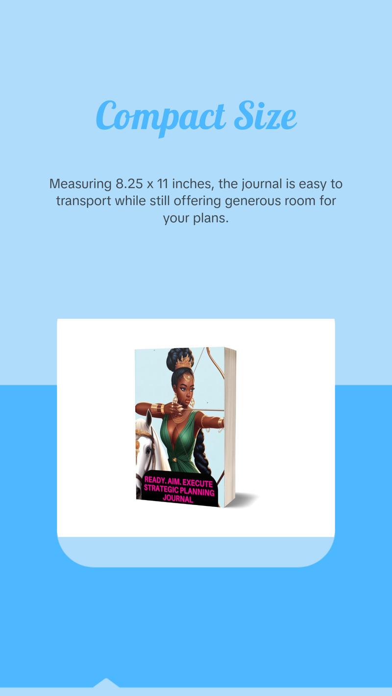 Ready. Aim. Execute Strategic Planning Journal