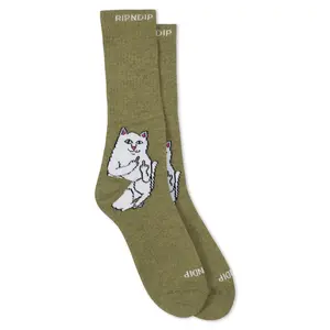 Lord Nermal Socks (Olive)