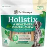 Dr. Harvey's Holistix Dental Chews for Dogs - Dog Teeth Cleaning & Fresh Breath Treats, Sweet Potato Mint (24 Sticks)
