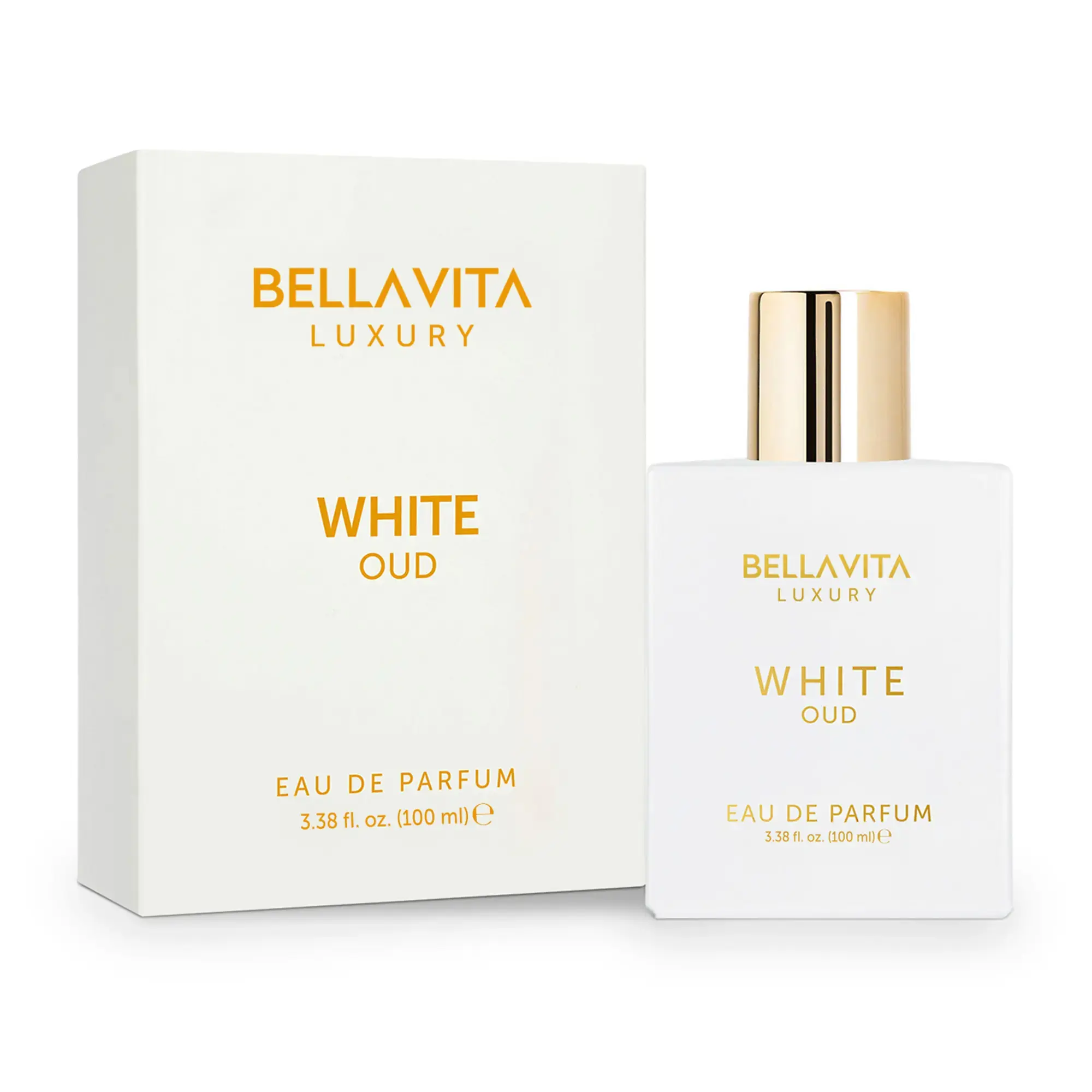 Luxury White Oud Eau De Parfum 100ML | Elegant Unisex Perfume for Women & Men | Fresh Spicy Oud Fragrance | Long Lasting Luxury Scent