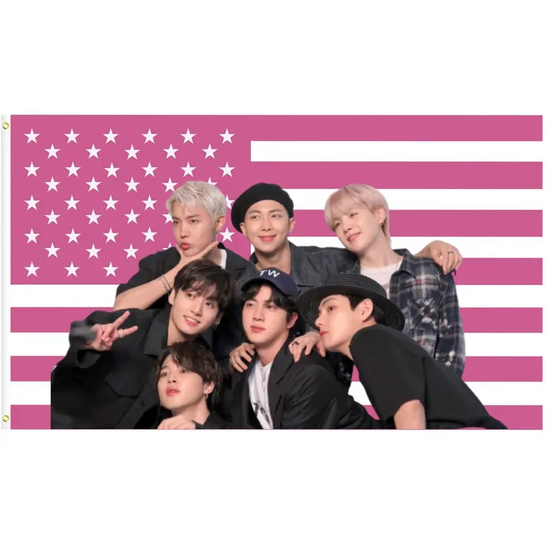 Bangtan Boys World Tour 2026 Tapestry Flag for Fans, Music Concert Flag Suitable For Indoor And Outdoor Decorate for College Dorm Room,Parties, travel, filming, events, festivals Decor Wall tapestry