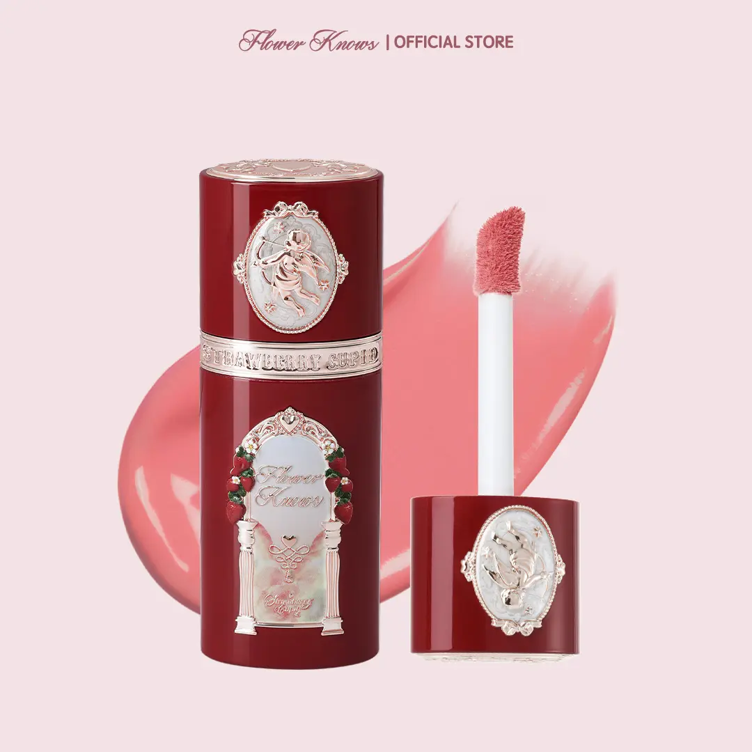Flower Knows Strawberry Cupid Collection All Day Glow Liquid Blush, Hydrating & Nourishing Makeup for a Dewy Finish, #tiktokshopbacktoschool, #sohochic