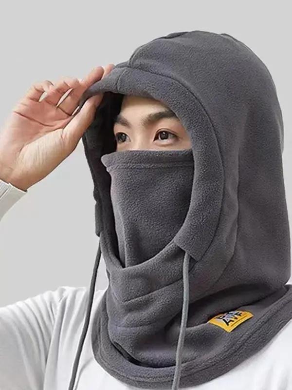 Unisex Street Trend Hooded Style Hat with Neck Gaiter, 2 in 1 Trendy Versatile Hooded Hat, 2025Trendy Balaclava Mask, All-match Accessories for Fall & Winter