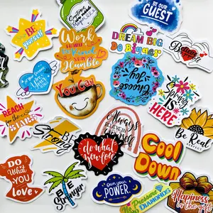 300 Pcs Inspirational Stickers for Adults,  Mental Health Matters Vinyl Waterproof Motivational Quotes for Water Bottles Laptops Scrapbook Vision Boards Positive Mental Health Affirmation Decals