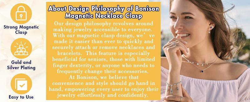 Magnetic Necklace Clasps 14K Gold Silver Lobster Clasp 12Pcs Jewelry Extender Easy Use Rustproof Closures for Necklaces Bracelets Crafting