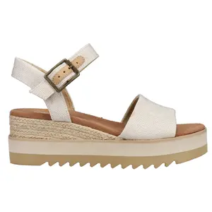 TOMS Womens Diana Platform Espadrille  Casual Sandals Casual Mid Heel 2-3" - Off White
