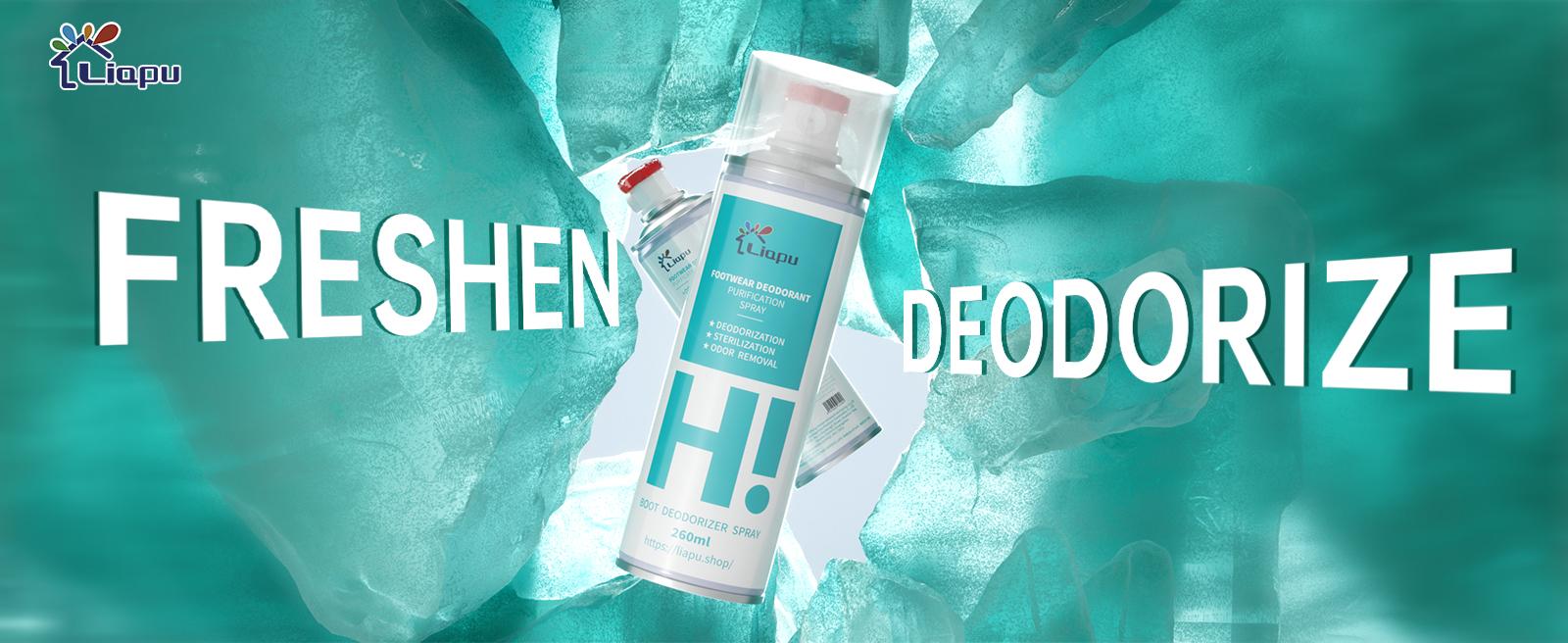 Liapu Footwear Deodorant - 260ml Shoe & Sock Purification Spray - Anti-Odor & Antibacterial Artifact for Freshness and Hygiene - Bedroom