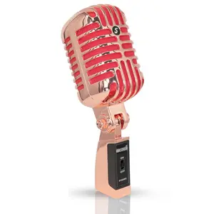 5Core Vintage Microphone Classic Dynamic Professional XLR Studio Retro Style Mic COPPER Audio Aesthetic