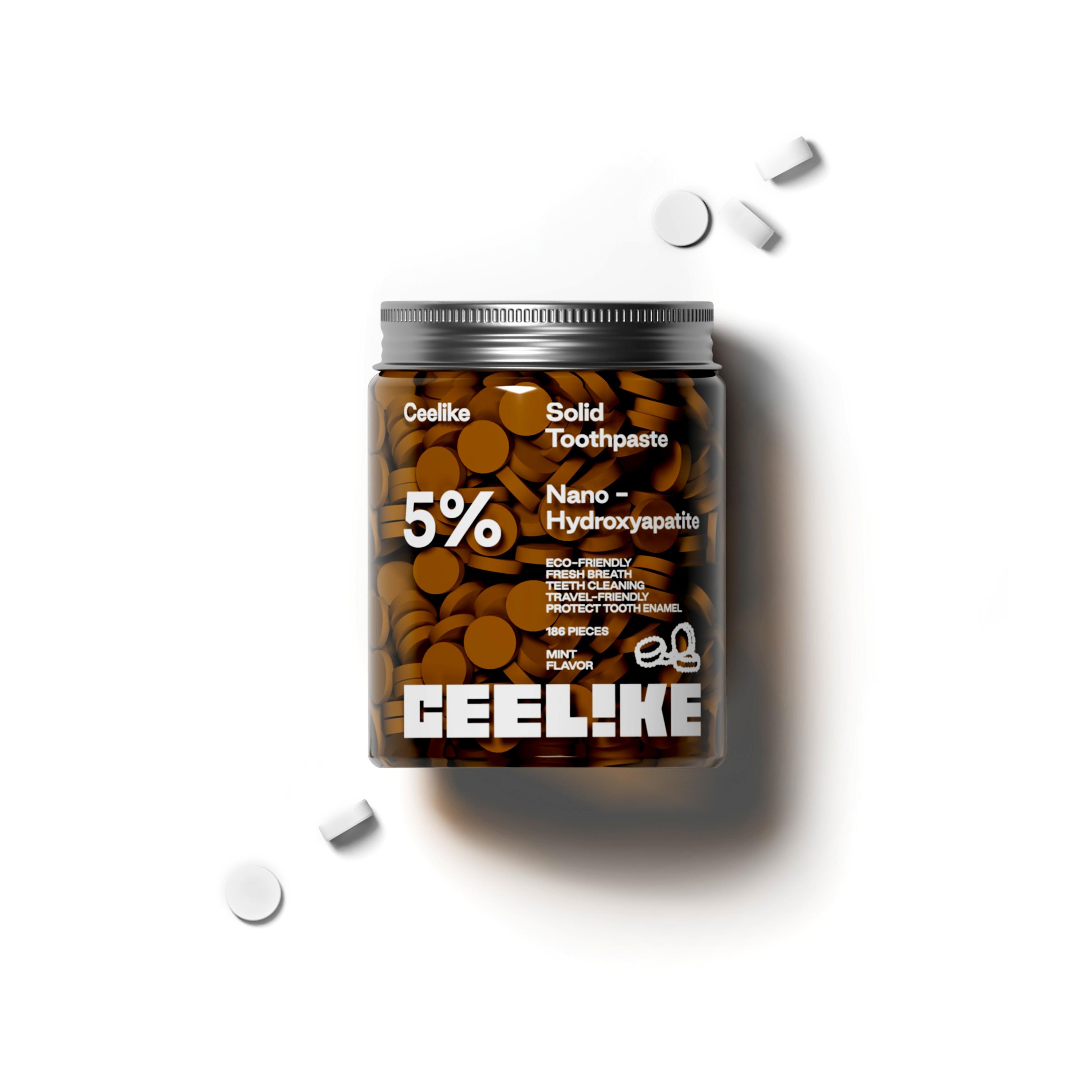 CEELIKE Solid Toothpaste – Fluoride-Free, Eco-Friendly, Portable, Long-Lasting Fresh Breath | Natural Oral Care CEELIKE Solid Toothpaste – Fluoride-Free, Eco-Friendly, Portable, Long-Lasting Fresh Breath | Natural Oral Care