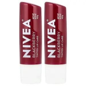 Nivea Tinted Lip Care, Blackberry, 2 Pack, 0.17 oz (4.8 g) Each